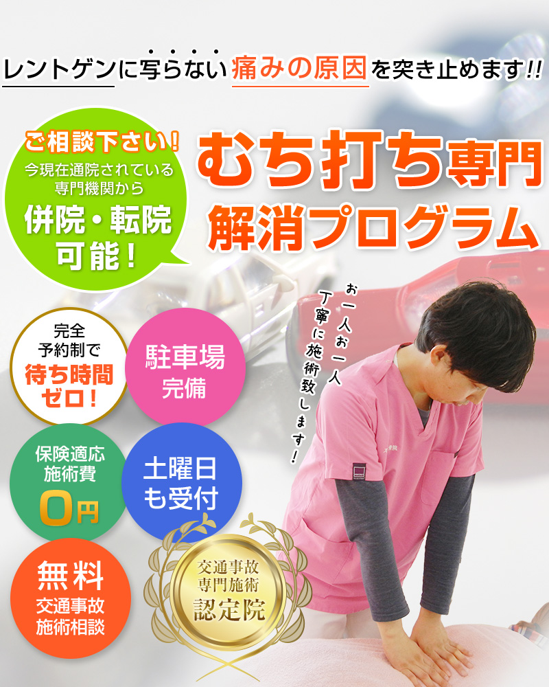あきる野市の交通事故・むち打ち施術 | あきる野市交通事故むちうち整骨院(あきる野市スリジエ整骨院)
